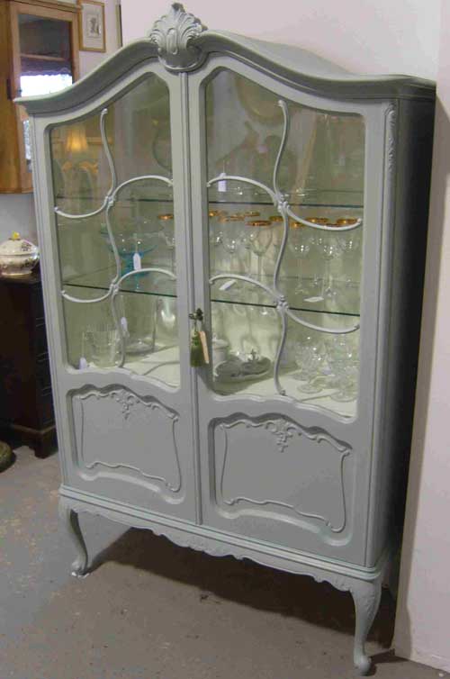 French painted display cabinet | Antiques, Vintage & Interiors